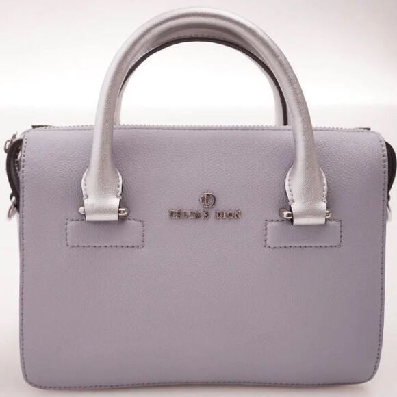 𝅺CELINE Dion mini bag purse silver grey crossbody bag handbag - Picture 2 of 14